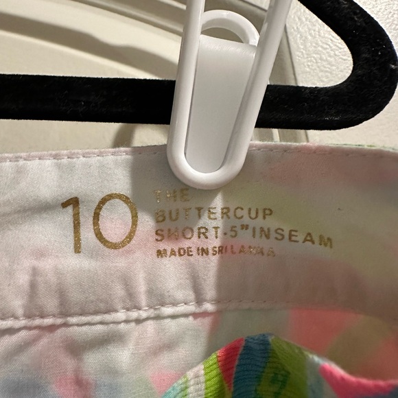 Lilly Pulitzer Buttercup Short Tiki Pink Royal Lime - Picture 3 of 5